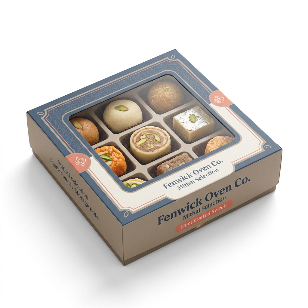 1 Window Lid Mithai Box 1790754457
