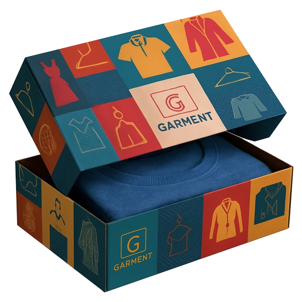 1 two piece garment boxes