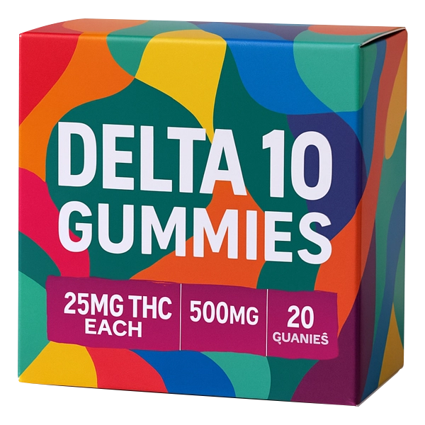 2 printed delta 10 boxes