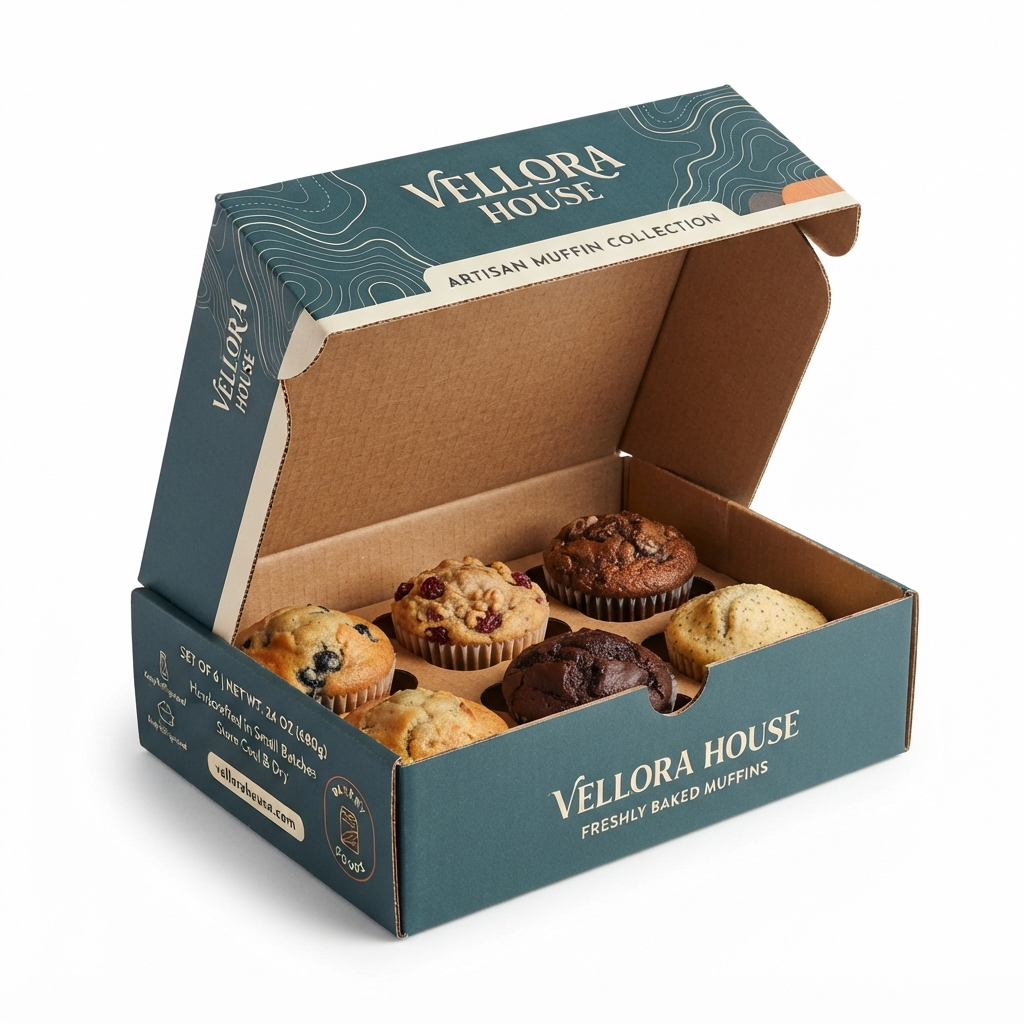 3 Four Muffin Window Carton 1790772553