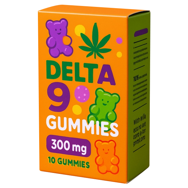 3 printed delta 9 boxes