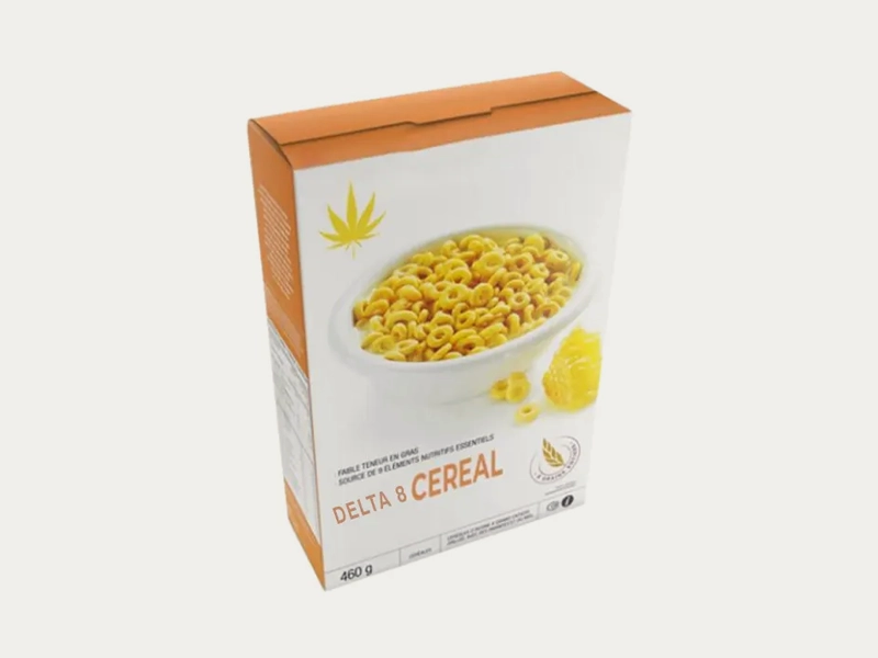 4 Delta 8 Cereal Boxes