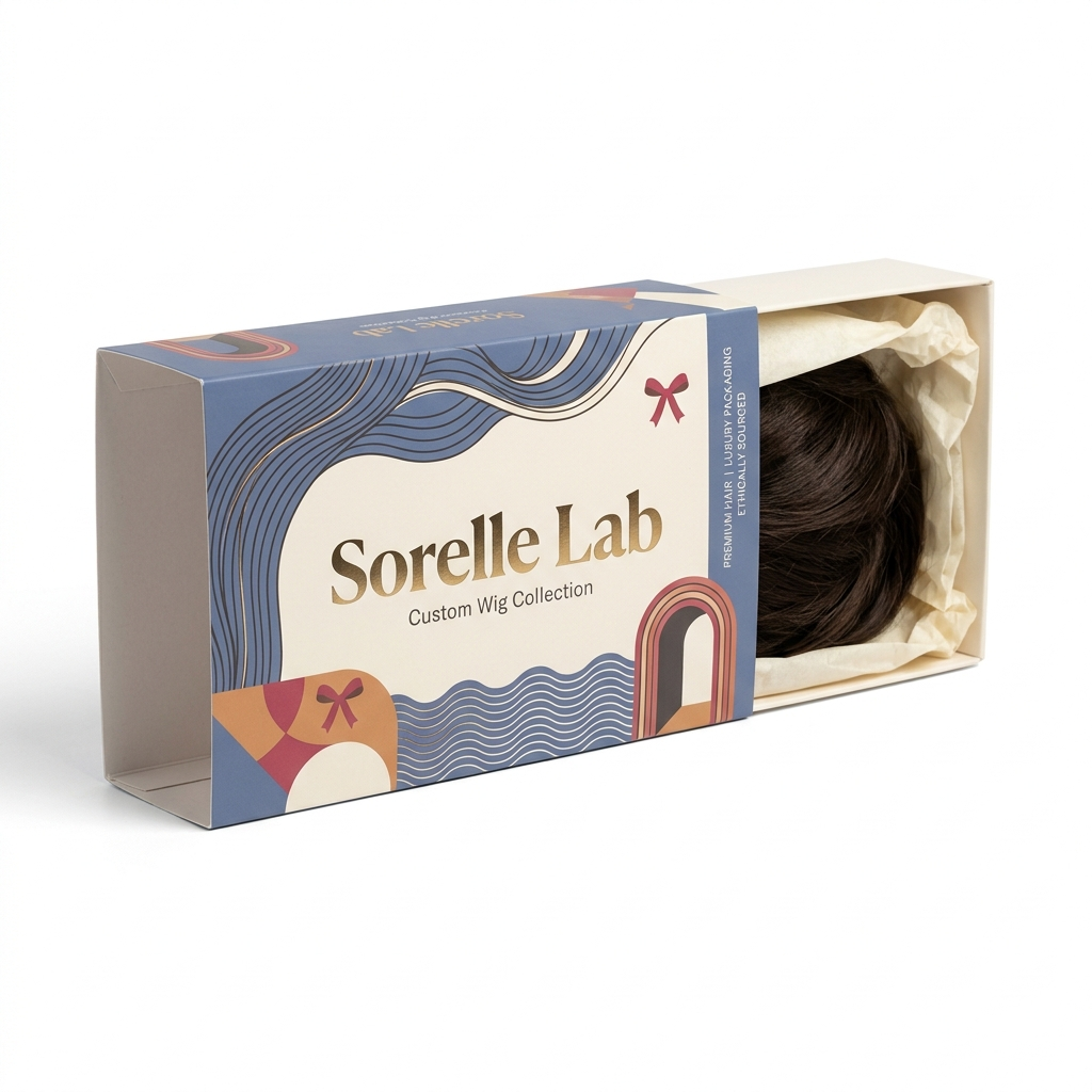 4 Magnetic Closure Wig Box 1790769541