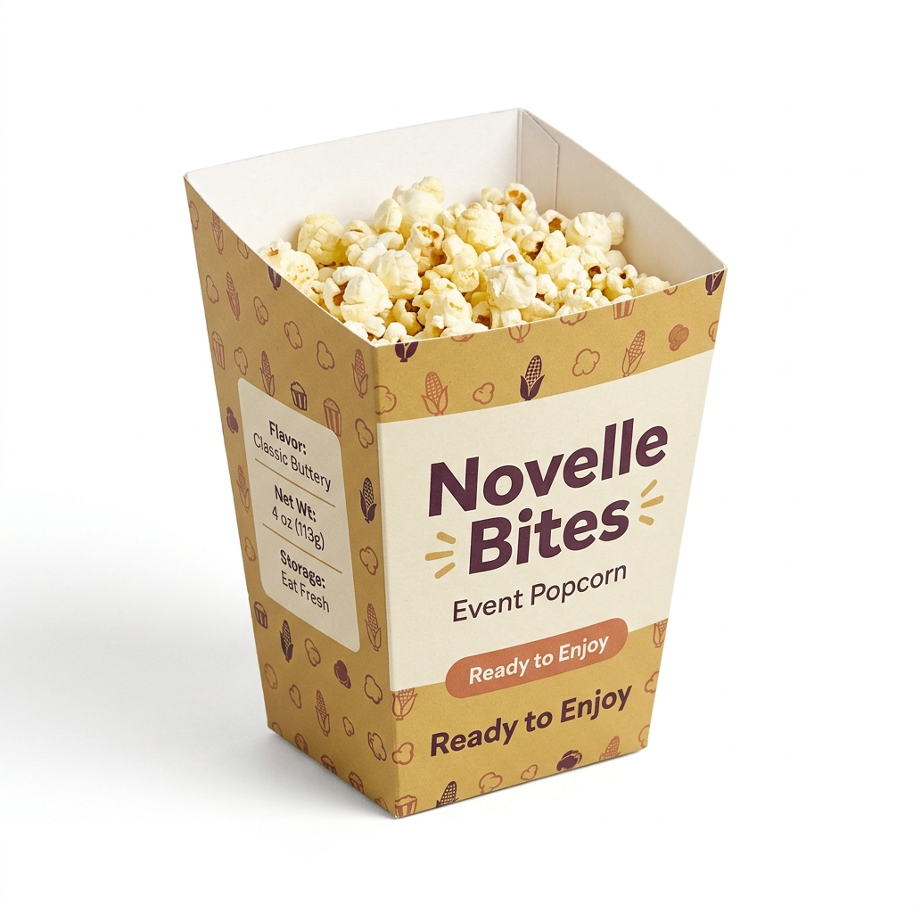 4 Mini Event Popcorn Carton 1790772640