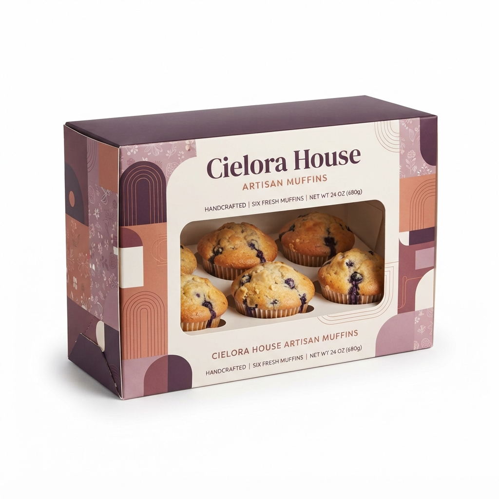 5 Bakery Gable Muffin Box 1790772552