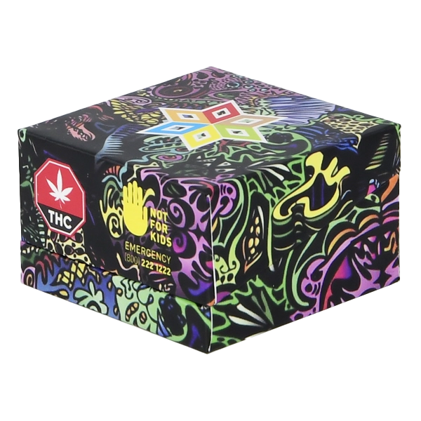 5 Custom 420 Dispensary Boxes with printed pattern
