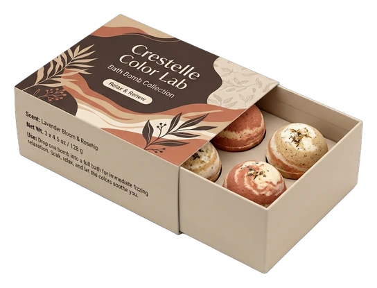 5 Drawer Bath Bomb Set Box