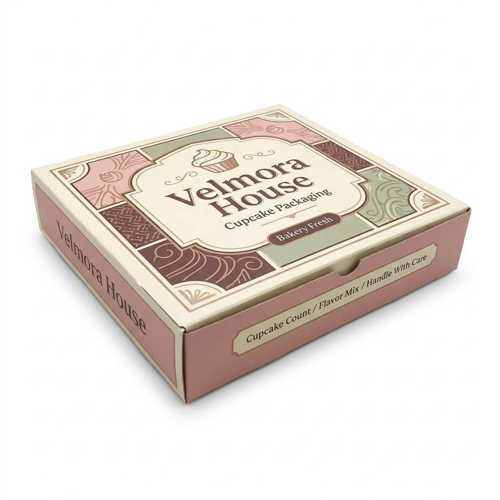 5 Flat Cupcake Tray Carton 1790760629