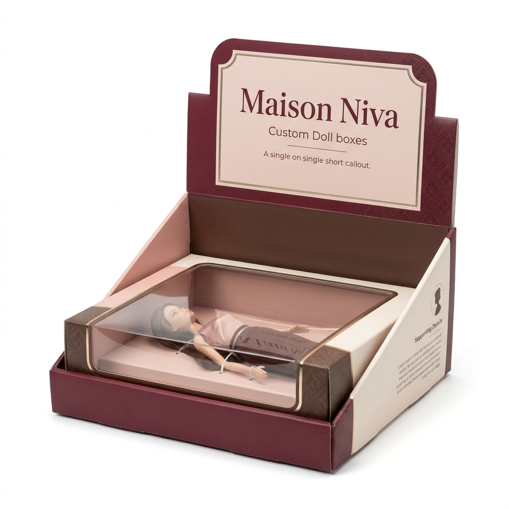 6 Magnetic Closure Doll Collector Box 1790760686