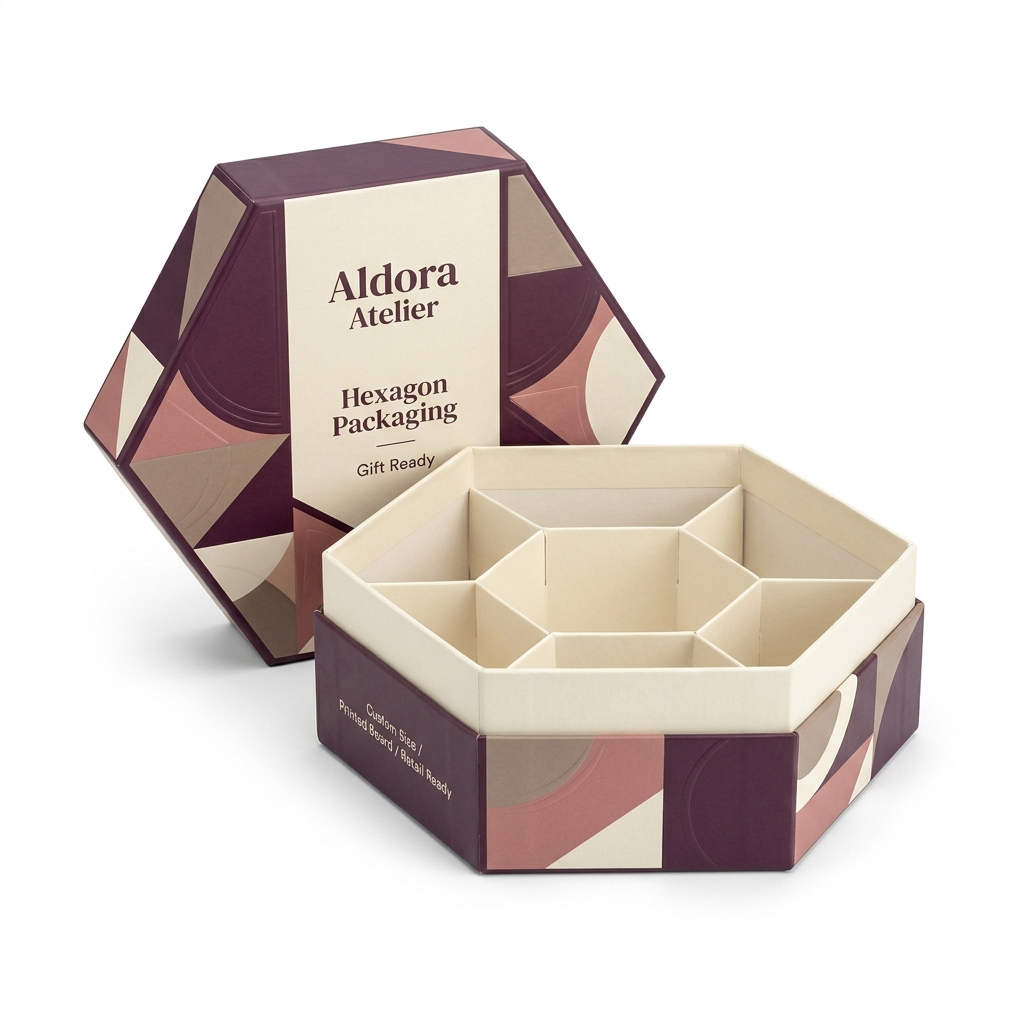 6 Partition Hexagon Gift Box 1790764542