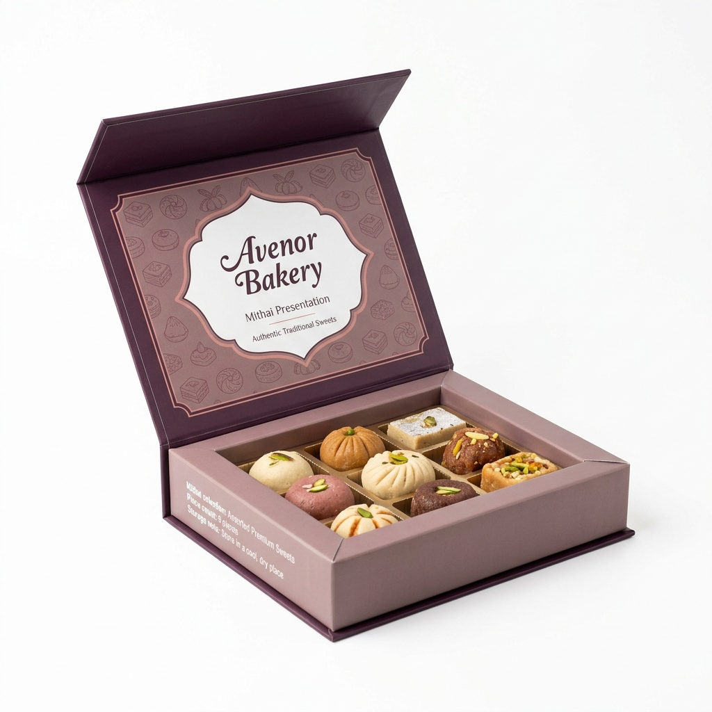7 Hinged Mithai Presentation Box 1790754463
