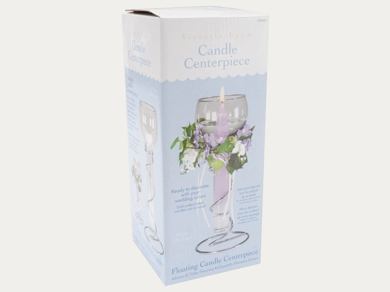 Cardboard floating candle