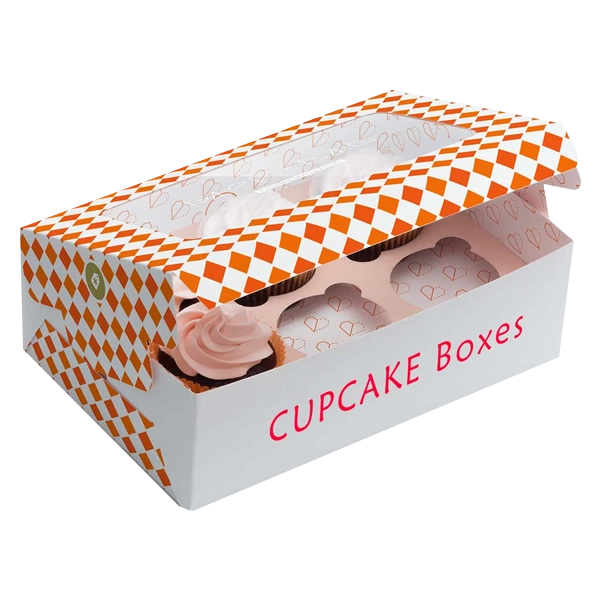 Cupcake Boxes with Built In Compartments