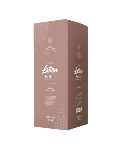 Custom 150ml cosmetic bottle packaging box