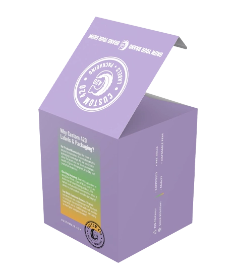 Custom Cannabis Flower Jar Box 4