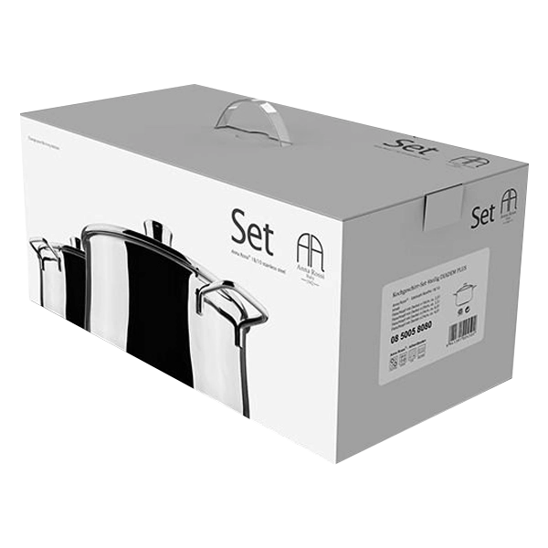 Die Cut Handle Boxes with Reinforced Base