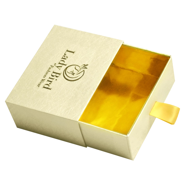 Drawer Boxes with Built in Ribbon Pull