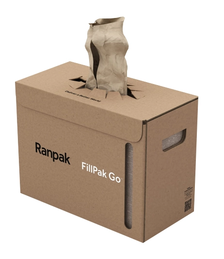 Eco friendly Kraft dispenser box with logo