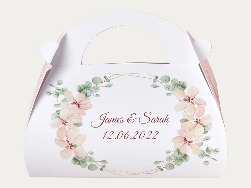 Gable wedding cake boxes