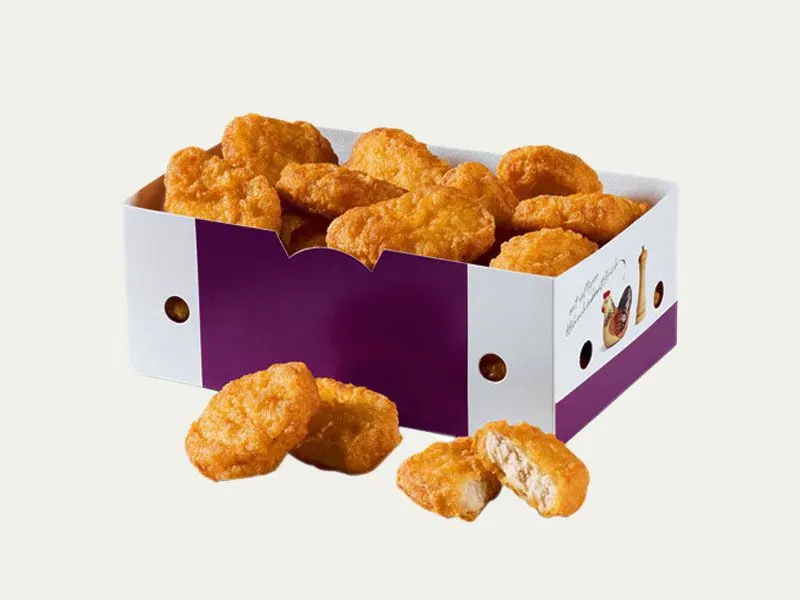 Long Chicken nuggets boxes