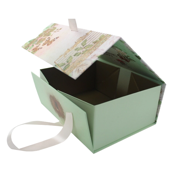 Magnetic Lid Rigid Boxes with Ribbon Tab
