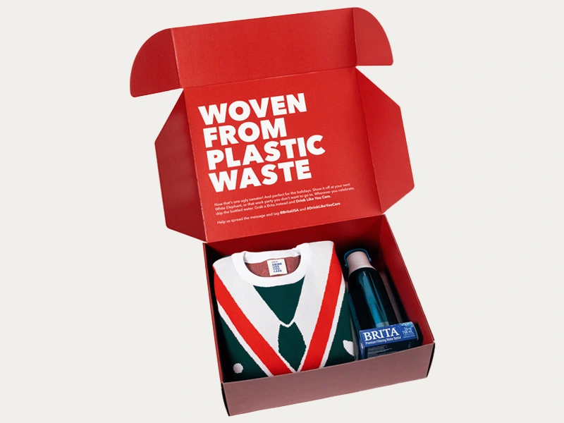 Mailer sweater boxes