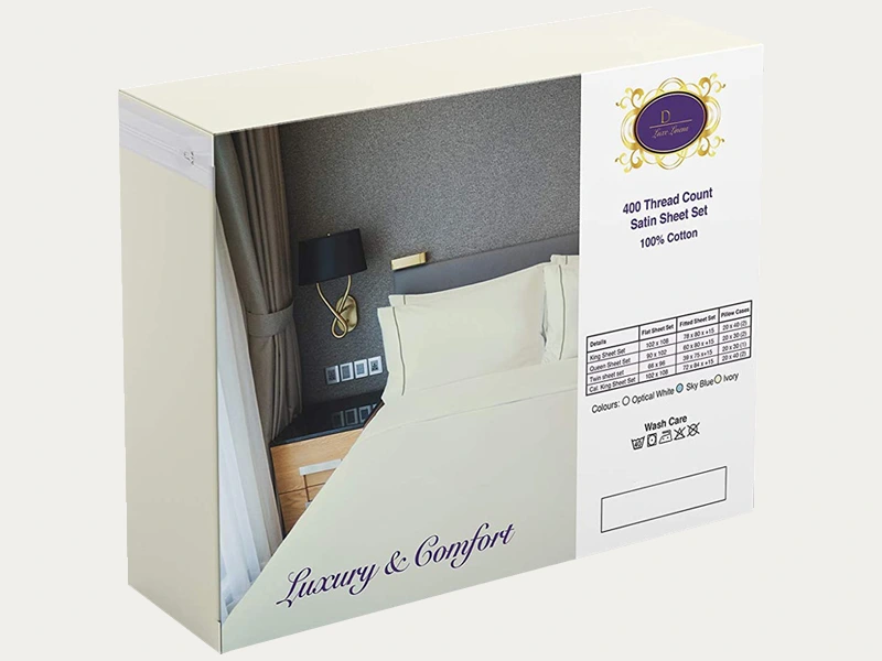 Printed Bed sheet boxes