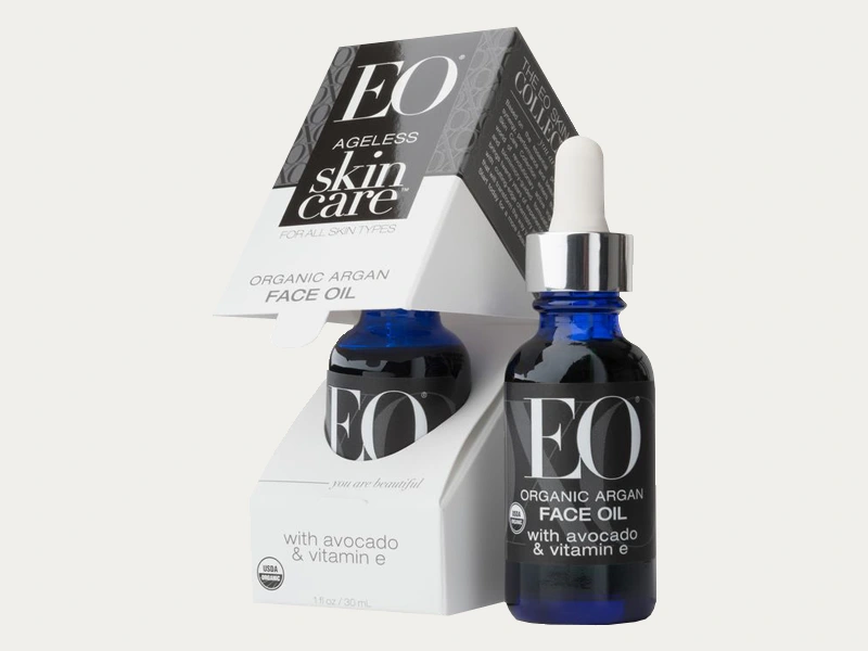 Printed Face oil boxes