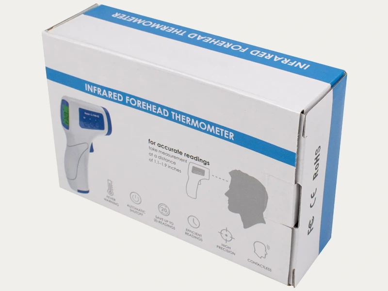 Printed Forehead Thermometer boxes
