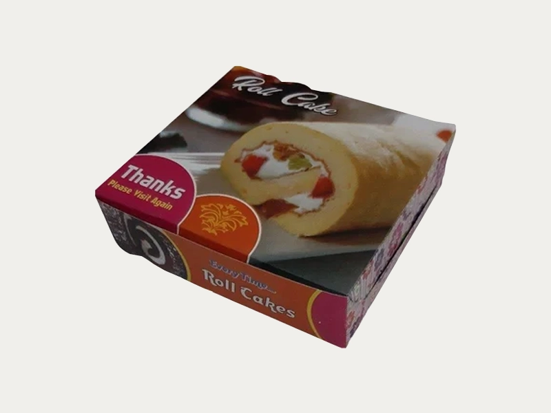 Rectangular Cake roll boxes