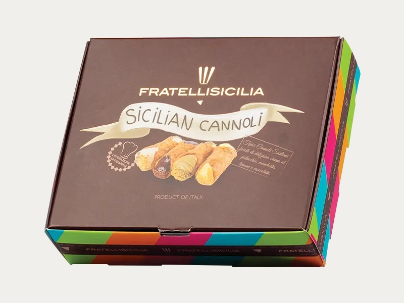 Rectangular cannoli boxes