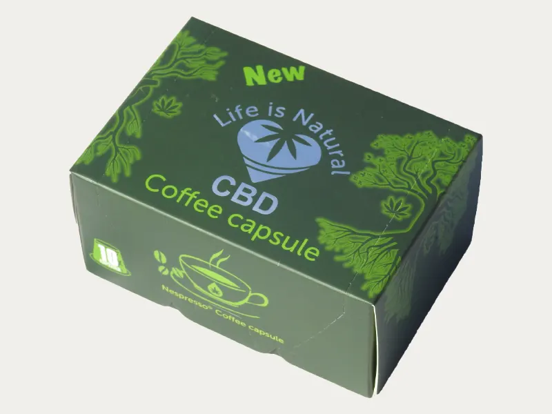 Rectangular cbd coffee boxes