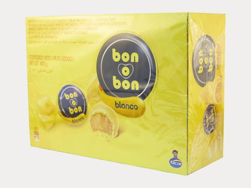 Rectangular chocolate bobon boxes
