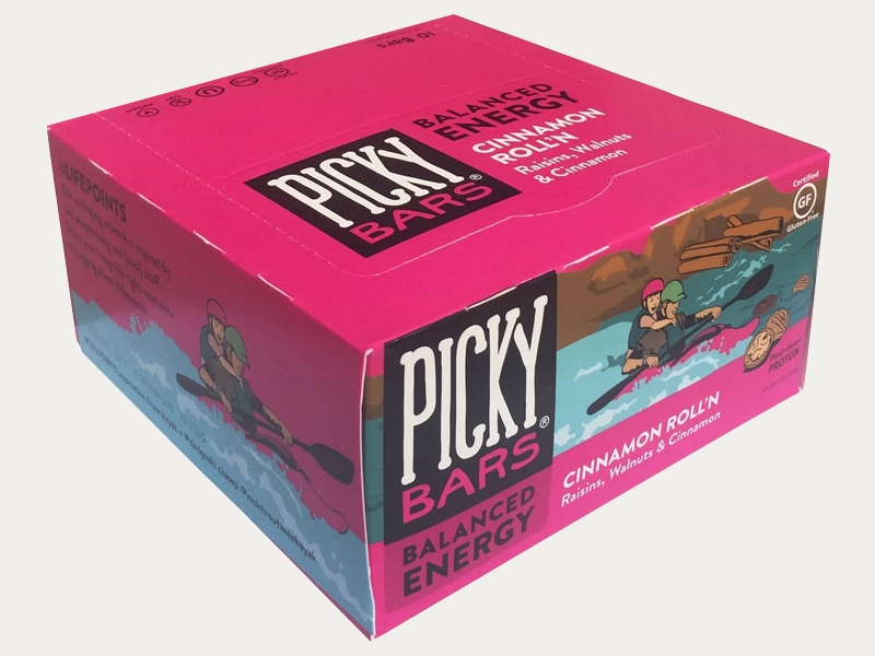 Rectangular cinamon roll boxes