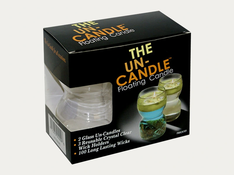 Rectangular floating candle