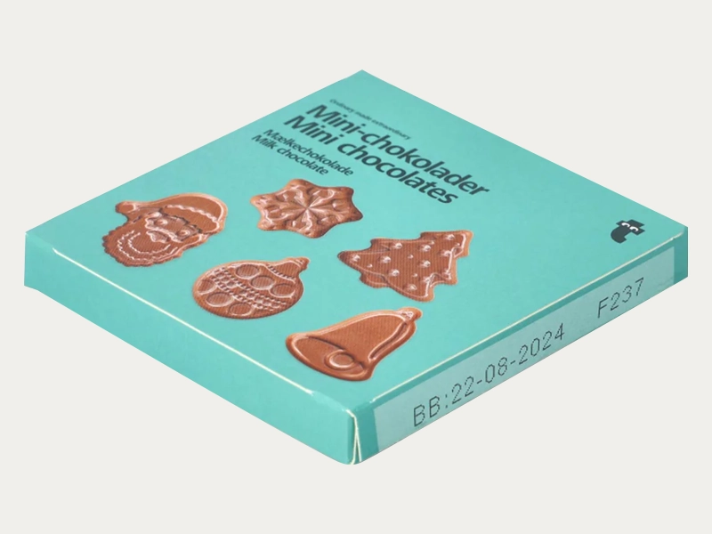 Rectangular mini chocolate boxes