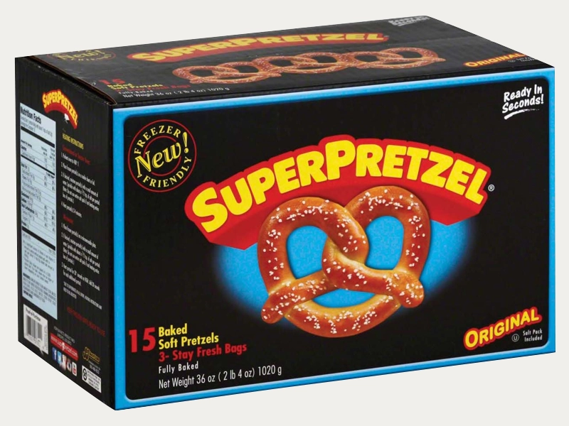 Rectangular pretzels boxes