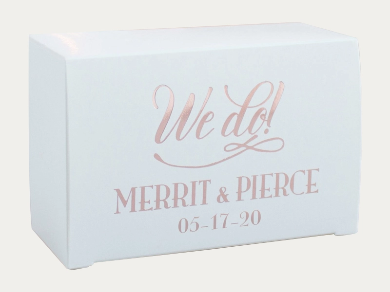 Rectangular wedding cake boxes