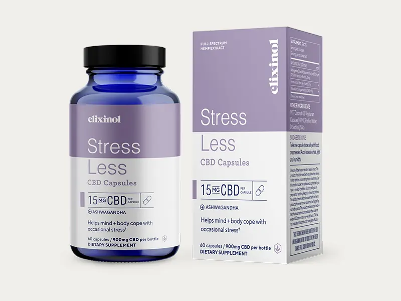 Square cbd capsule boxes