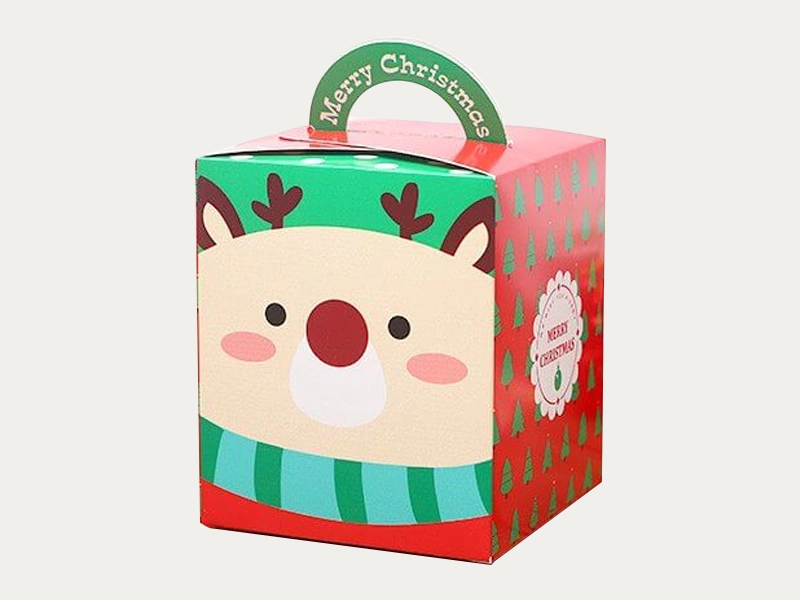 Square christmas cake boxes