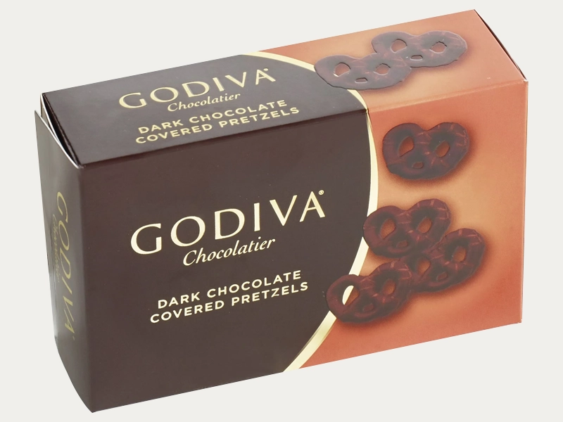 Square pretzels boxes