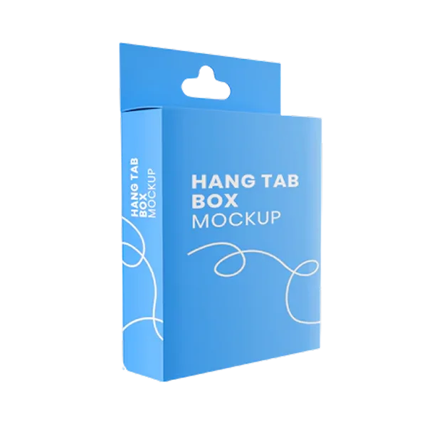 Straight Tuck End STE Boxes with Hang Tab