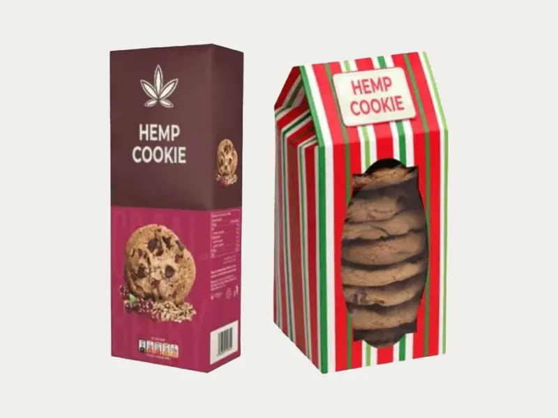 Tulip Hemp cookies boxes