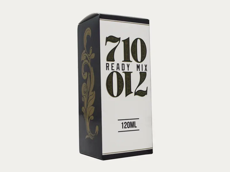 White 120 ml bottle boxes