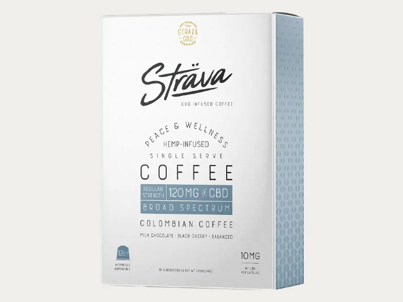 White cbd coffee boxes