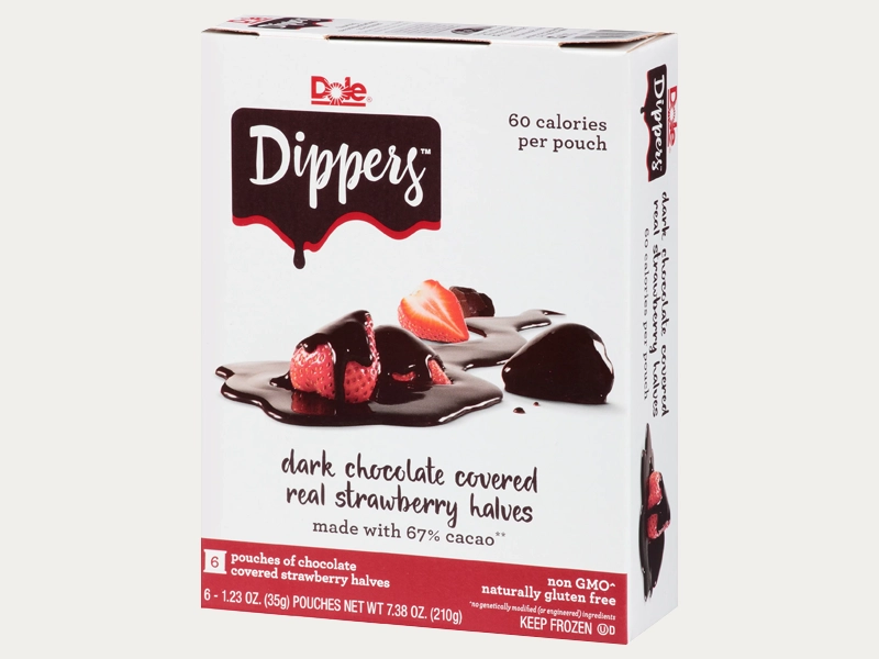 White chocolate covered strawberries boxes