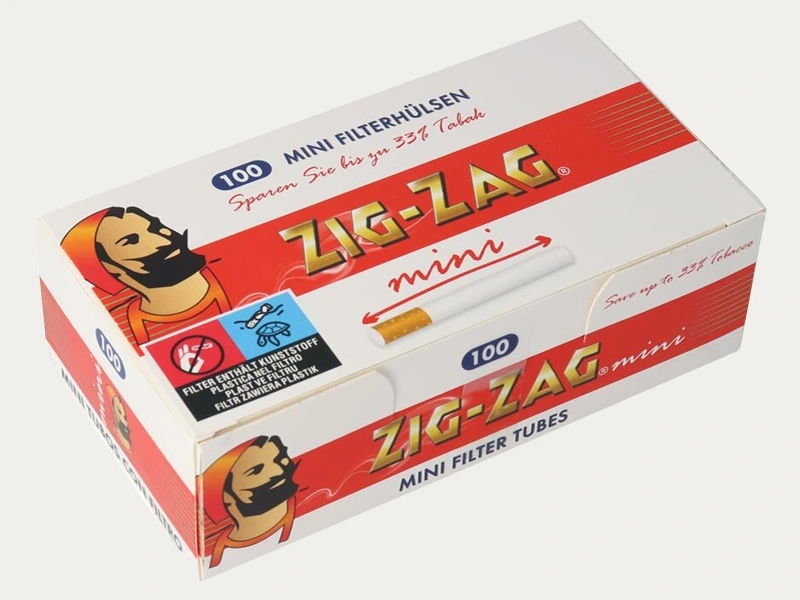 White cigarette tube