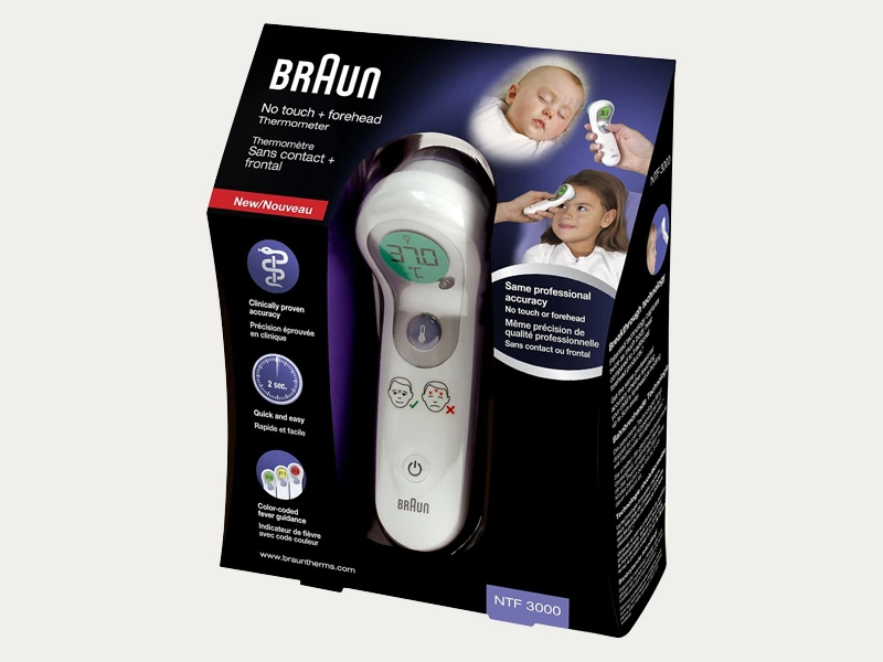 Window Forehead Thermometer boxes