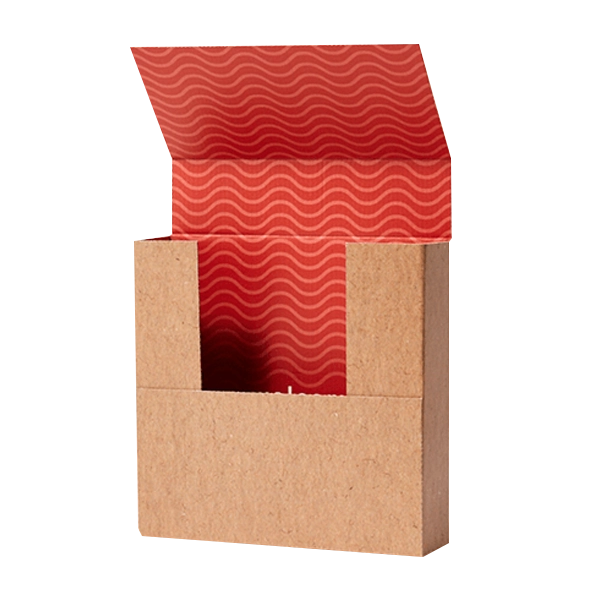 Wraparound One Piece Folder Boxes Moisture Resistant Coating