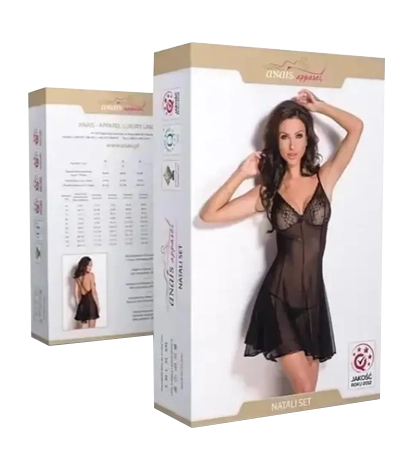 3 printed Lingerie Boxes